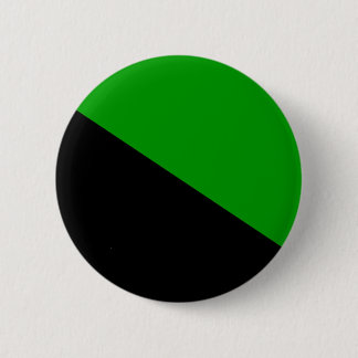 Grüner Anarchistenflaggenknopf Button