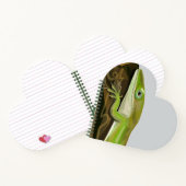 Grüner Anolen-Echse Notizblock (Innenseite)