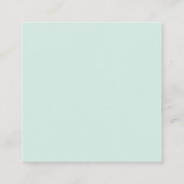 Grüner Anolis mit Fuchsien Begleitkarte (Rückseite)