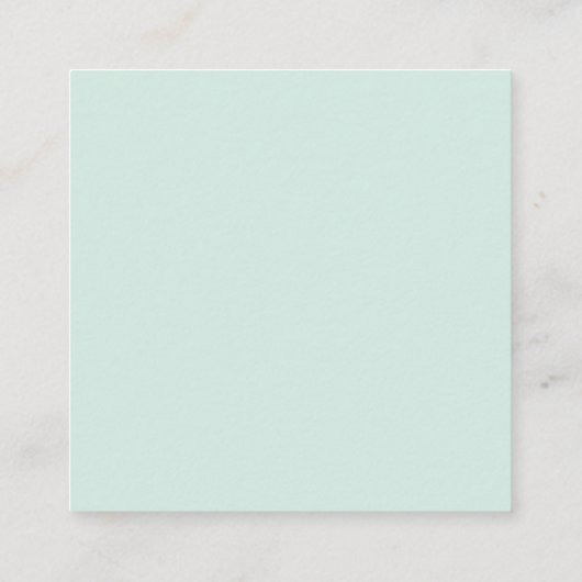 Grüner Anolis mit Fuchsien  Begleitkarte (Rückseite)