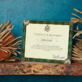 Grüner antiker Rahmen mit Silber Ihr Foto hier (Seite)