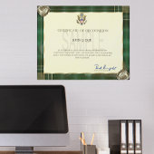 Grüner antiker Rahmen mit Silber Ihr Foto hier