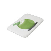 Grüner Apfel Badematte (Schrägansicht)