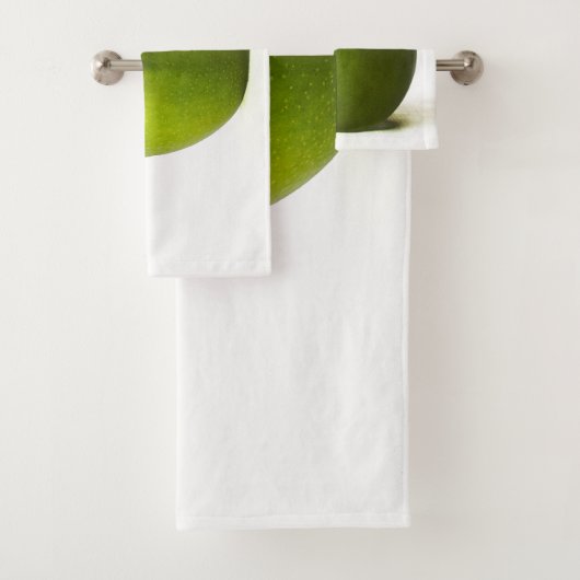 Grüner Apfel btcna Badhandtuch Set (Insitu)