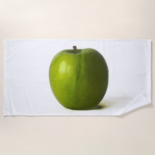 Grüner Apfel btcnm Strandtuch