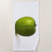 Grüner Apfel btcnm Strandtuch (Vorderseite)
