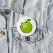 Grüner Apfel Button (Beispiel)