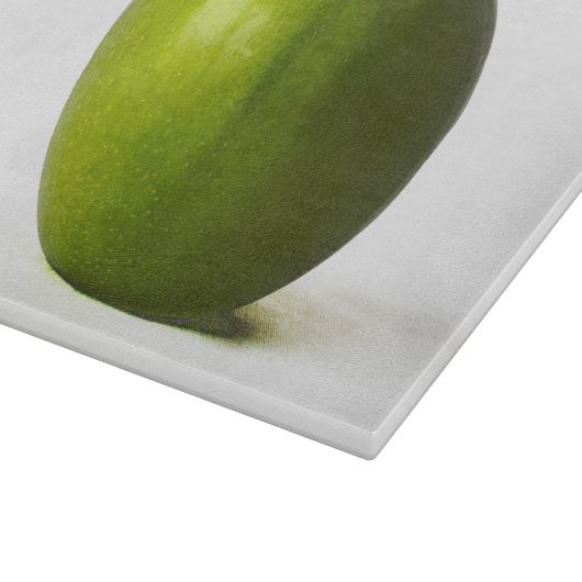 Grüner Apfel cbcna Schneidebrett (Ecke)