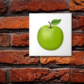 Grüner Apfel Fliese