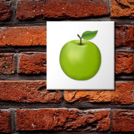 Grüner Apfel Fliese