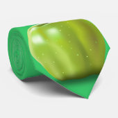 Grüner Apfel Krawatte (Gerollt)