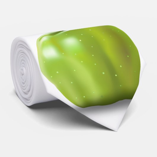 Grüner Apfel Krawatte (Gerollt)