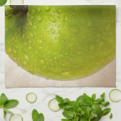 Grüner Apfel Küchentuch (Gefaltet)