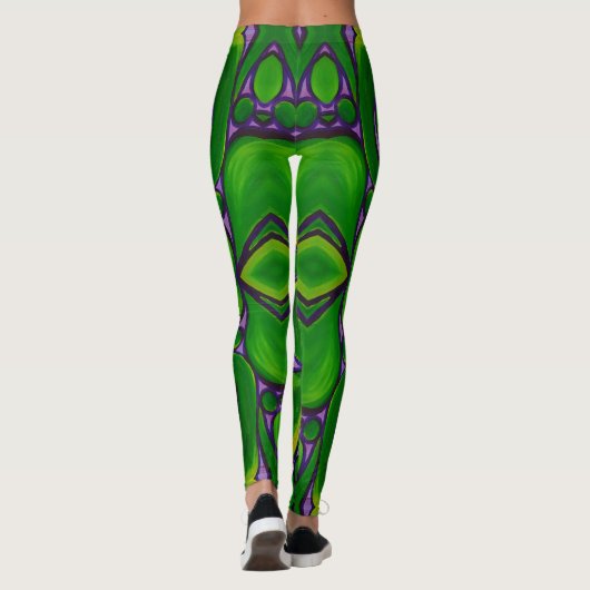 Grüner Apfel Leggings (Rückseite)