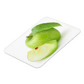 Grüner Apfel Magnet (Linke Seite)