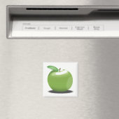 Grüner Apfel Magnet (In Situ (Geschirrspüler))