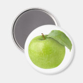 Grüner Apfel Magnet (Vorderseite/Rückseite)