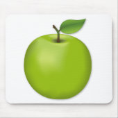 Grüner Apfel  Mousepad (Vorne)