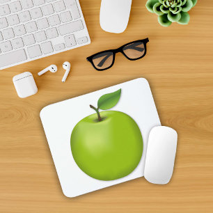 Grüner Apfel Mousepad
