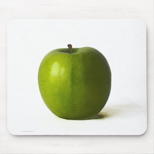 Grüner Apfel Mousepad (Vorne)