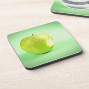 "Grüner Apfel" Niedliches Foto. Jetzt kaufen Getränkeuntersetzer