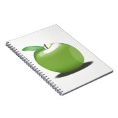 Grüner Apfel Notizblock (Rechte Seite)