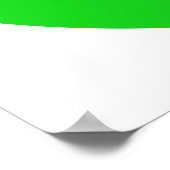 Grüner Apfel. Poster (Ecke)