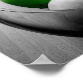 Grüner Apfel Poster (Ecke)