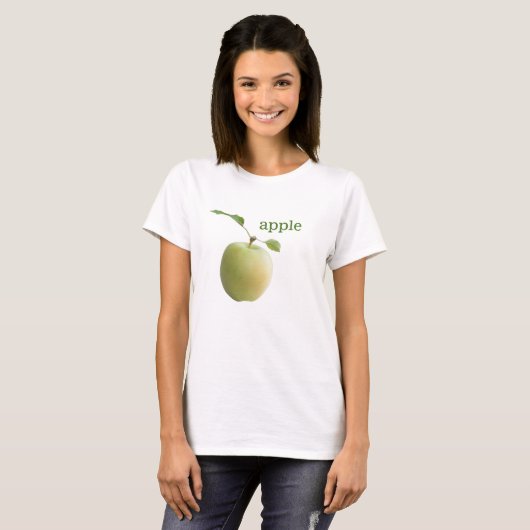 Grüner Apfel T-Shirt (Vorne ganz)