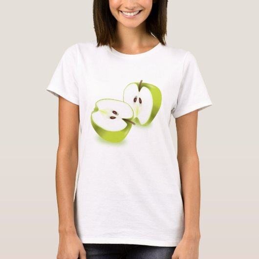 Grüner Apfel T-Shirt (Vorderseite)
