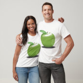 Grüner Apfel T-Shirt (Unisex)