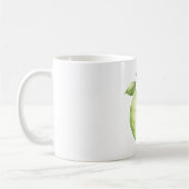 Grüner Apfel Tag Schmetterling Kaffeetasse (Links)