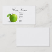 Grüner Apfel Visitenkarte (Vorne/Hinten)