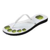 Grüner Apfelfisch Badesandalen (Schrägansicht)