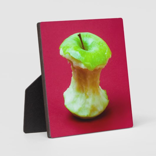 Grüner Apfelkern Fotoplatte (Vorderseite)
