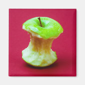 Grüner Apfelkern Magnet (Vorne)