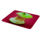 Grüner Apfelkern Schneidebrett (Ecke)