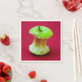 Grüner Apfelkern Serviette (Beispiel)