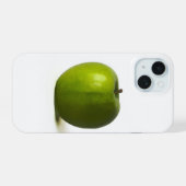 Grüner Apfelwein iPhone 15 Hülle (Rückseite (Horizontal))