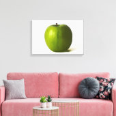 Grüner Apple 16,50x11 (41,25x27,5cm) waccna Leinwanddruck (Insitu (Wohnzimmer))