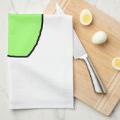 Grüner Apple Handtuch (Viertel Falte)