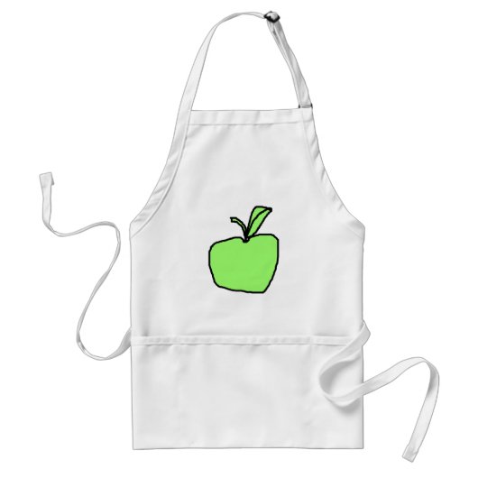 Grüner Apple Schürze (Vorne)