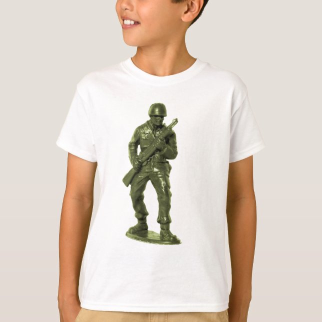 Grüner Armee-Mann T-Shirt (Vorderseite)