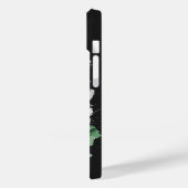 Grüner Astronautenkatze Case-Mate iPhone Hülle (Rückseite / Links)