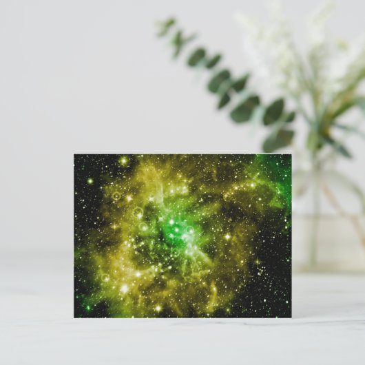 Grüner Außenraum Postkarte (Stehend Vorderseite)