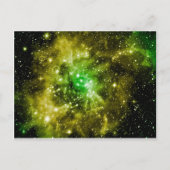 Grüner Außenraum Postkarte (Vorderseite)