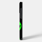 Grüner Außerirdischer iPhone Hülle (Linke Seite)