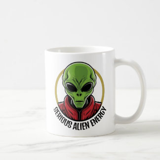 Grüner Außerirdischer Kaffeetasse