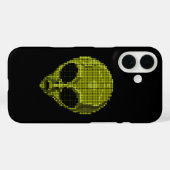 Grüner Außerirdischer Kopf Case-Mate iPhone Hülle (Rückseite (Horizontal))
