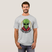 Grüner Außerirdischer T-Shirt (Vorne ganz)